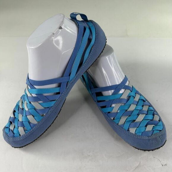 PATAGONIA Pearl Lattice Performance Shoe Women US 9 Railroad Blue Outdoor Hiking - Picture 3 of 10